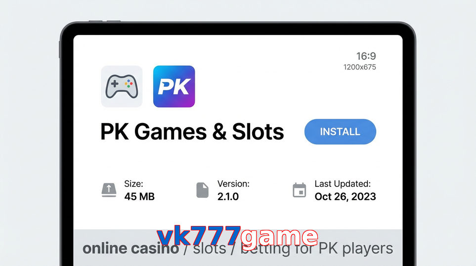 Game list for Vk777game gameapk section